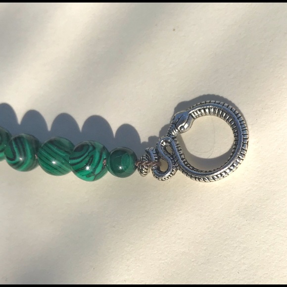 Malachite Snake Bracelet - Picture 4 of 8